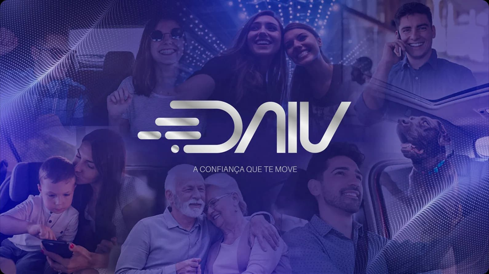 Motorista DAIV atendendo passageira em veículo executivo